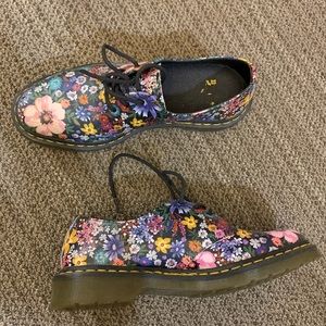 Doc Martens 1461 Floral Oxford (size 10)